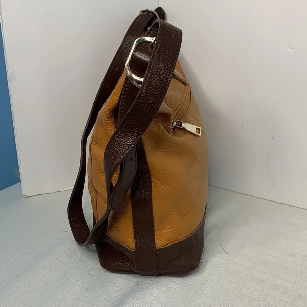 KGB Black label soft pebbled leather bag